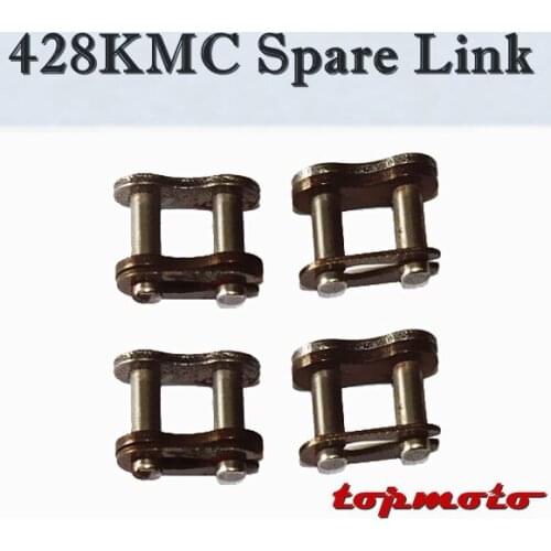 2pcs Stainless Steel Chain Joiners Links 428 For ATV Pit Dirt Bike Motorcycle