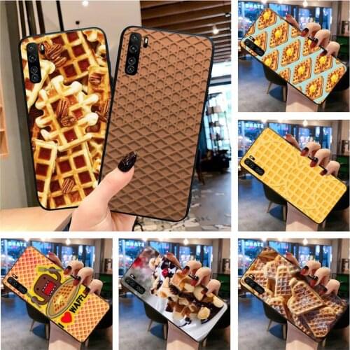 Waffle Bread Brand Phone Case for Huawei P20 P30 P40 lite E Pro Mate 30 20 Pro P Smart 2020 P10