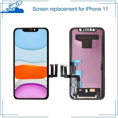 Grade AAA+++ For iPhone 11 Retina LCD Display With 3D Touch Screen Digitizer Assembly Replacement For iPhone11 Parts With Gift
