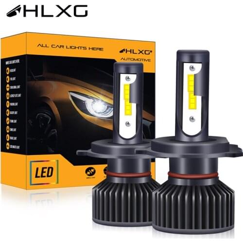 F3 H1 H11 H4 H7 9005 HB3 HB4 9006 9012 9004 9007 H8 H16 H13 LED headlight led car light bulb 12000LM 6000K 12V Auto lamp HLXG