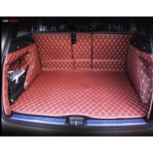 Good quality! Special car trunk mats for Mercedes Benz GLC Class 2019-2015 waterproof boot carpets cargo line mats,Free shipping