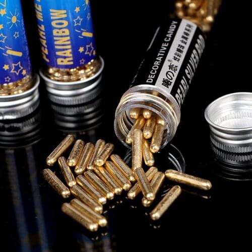 Hot Edible Needle Sprinkles Beads For Cake Sugar Candy Balls DIY Baking Fondant Ice Cream Cup Cake Desserts Donuts Wedding Decor