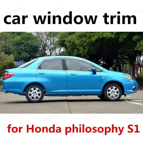 New arrival Car window Stainless steel Car Styling decoration cover trim for H-onda philosophy S1