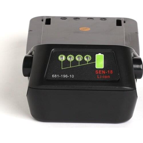 Power tool battery for Senco 18VA 6000mAh, VB0118,F-18, F-15,F-16A,F-16S