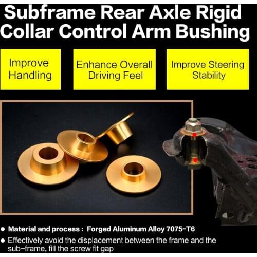 Subframe Axle Rigid Collar control arm bushing Lower Suspension Arm For Nissan-Teana Tiida X-Trail LANNIA Qashqai sunny