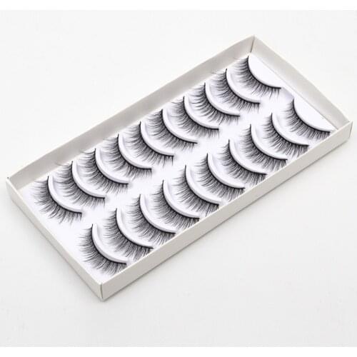 10 pairs Lashes Natural short eyelashes eye lashes eyelashes eyelash extension silk eyelashes makeup mink lashes cilios postiço