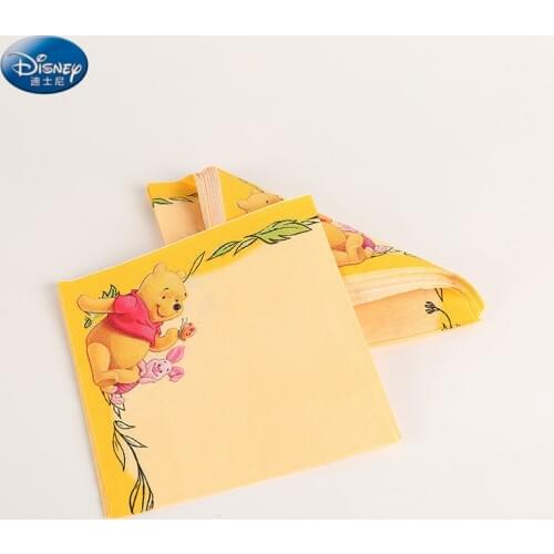Party Supplies Winnie the Pooh Napkins Kids Birthday Party Decoration Paper Napkins Disposable Tableware Tissues 10pcs