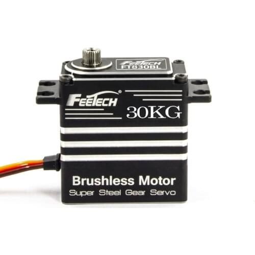 FT830BL Feetech 30kg PWM Steel Gear High Torque Rc Servo For Rc Drone Industrial Equipment Servo