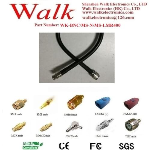 BNC male N male LMR400 cable, n bnc LMR400 extension cable, n bnc lmr400 cable antenna