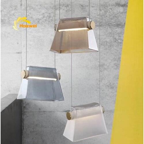 Modern Creative Glass Pendant Lights Lighting Kitchen Hanging Lamp Industrial Dining Room Living Room LED Pendant Lamp for Home