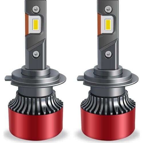 Car LED Headlights 3 Color Temperature LED Car Headlights Fog Lights Near and Far H7 H1 H8 9005 H4 30W (2 Pack)