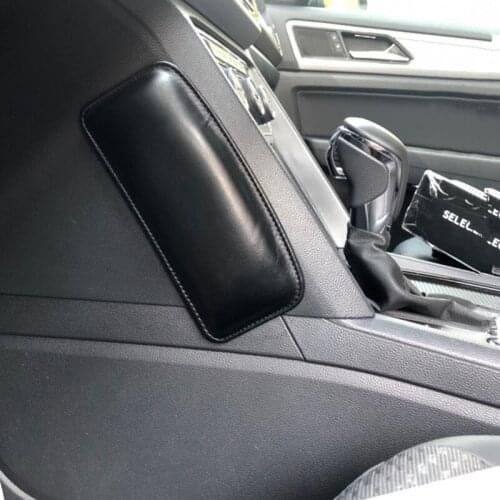 Universal Leather Knee Pad for Car Interior Pillow Comfortable Elastic Cushion Memory Foam Leg Pad Thigh Support Car Accessories