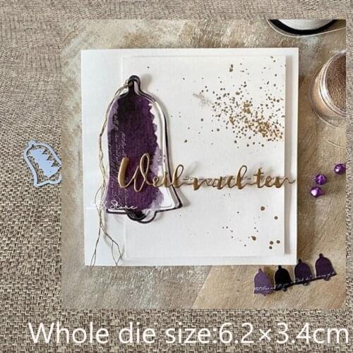 XLDesign Craft Metal Cutting Die Stencil bell decoration Scrapbook Paper Card Craft Album DIY Embossing Die Cuts