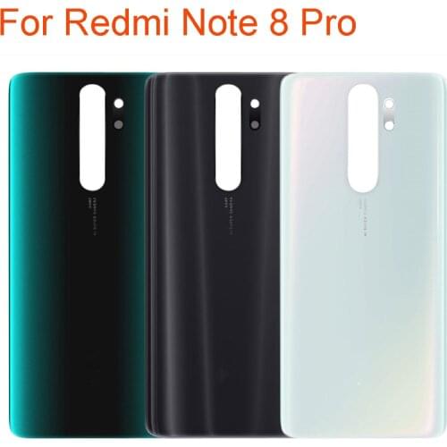 For Redmi Note 8 Pro Back Battery Cover Door Housing case Rear Glass Replace parts For Redmi Note8 Pro