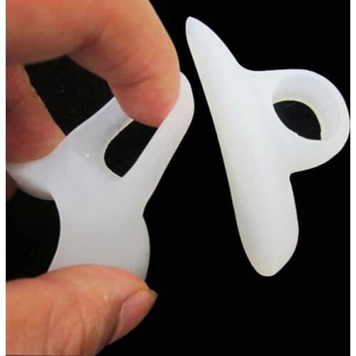 1Pair Silicone Gel Orthopedic Metatarsal Rings Hammer Toe Separator Correction Straightener Feet Care Shoes Cushion Pads o7Fz