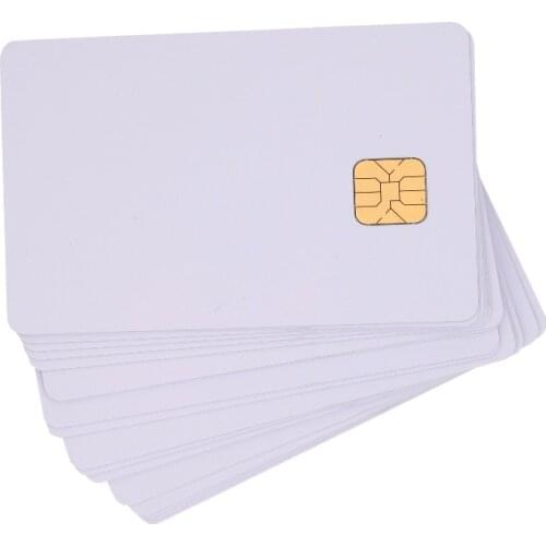 100PCS SLE 4428 Chip Smart Contact IC Cards Blank PVC IC Cards