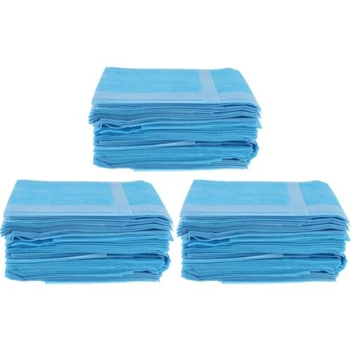 180x Waterproof Incontinence Bed Pad Underpad Protector, Non-woven Disposable Massage Table Sheet Bed Cover Waterproof 50x60cm