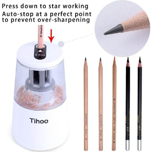 Tc8008 Automatic Electric Pencil Sharpener Heavy Duty Usb Mechanical For Kids Girls For School Stationery Office And Stationery