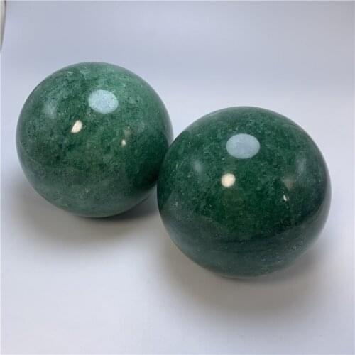 Hot sale 70-80mm energy globe Natural green strawberry quartz ball reiki healing crystals sphere for home decoration