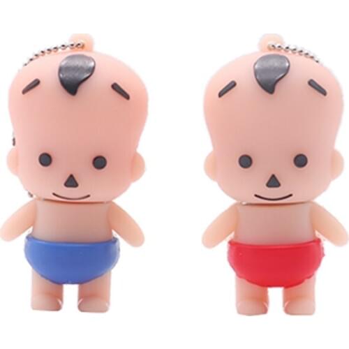 Mini USB flash drive cute boby pen drive 4GB 8GB 16GB 32GB 64GB small boy kid memory stick personality gift pendrive usb stick