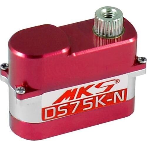 MKS DS75k-N metal gear steering gear hollow cup motor servo CNC metal housing earless version