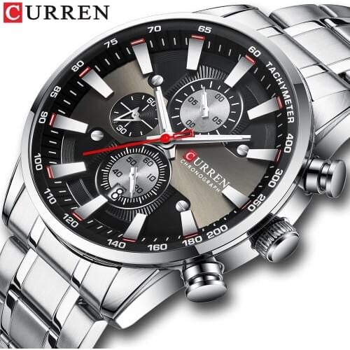 2020 New CURREN Luxury Brand Mens Watch Waterproof Date Clock Male Sports Watches Men Quartz Wrist Watch Relogio Masculino