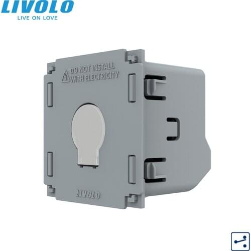 LIVOLO Base Of Touch Screen 2Ways Cross Switch,DIY Acessories Buuton,Without Plate&Panel,For Replacement,DIY Products Radomly