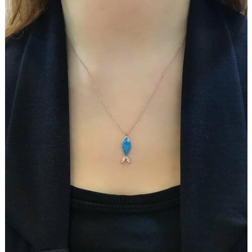 STELA DESIGN FISH NECKLACE