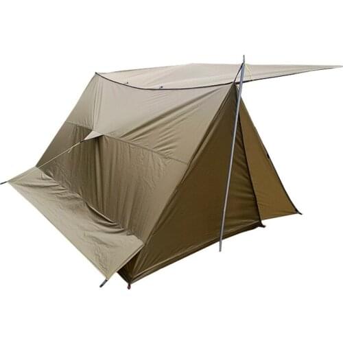 Family Rodless Ultra-Light One Person For Two People Type A Waterproof And Easy-To-Carry Triangle Shelter Camping Tent