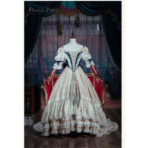 Elizabeth Coronation Dress OP lolita dress cosplay costume custom made/size cutsomized Queen Version Cosplay costume