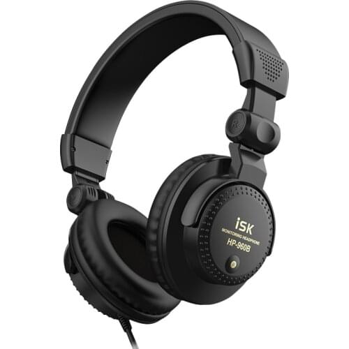 ISK HP-960B Headband Headphone Auriculares Studio Monitor Dynamic Stereo DJ Headphones HD Headset Noise Isolating Earphone