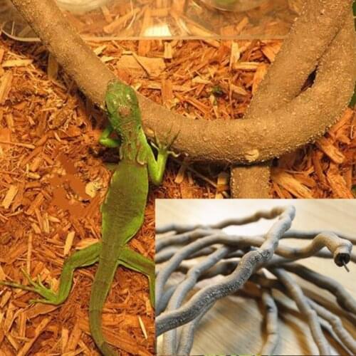 Reptiles Vivarium Flexible Terrarium Reptile Jungle Vines Flexible Bendable Vines Climber Habitat Decor Supplies decoracion