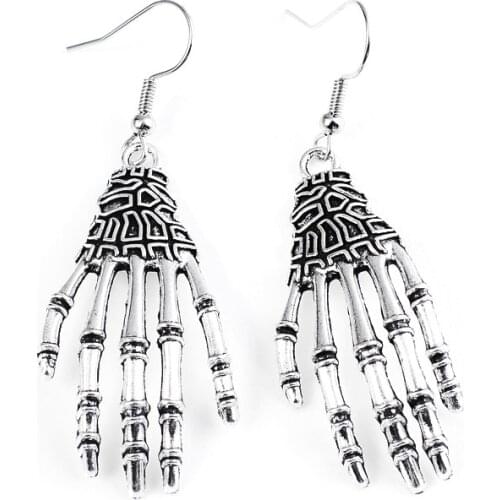 Punk polite Fatima earrings, round cartilage stainless steel earrings for men and women