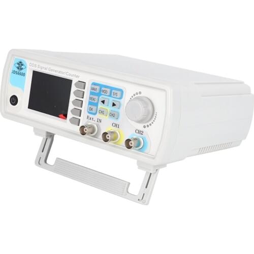 Eu Plug Jds6600-60M 60Mhz Signal Generator Digital Control Dual-Channel Dds Function Signal Generator Frequency Meter Arbitrary