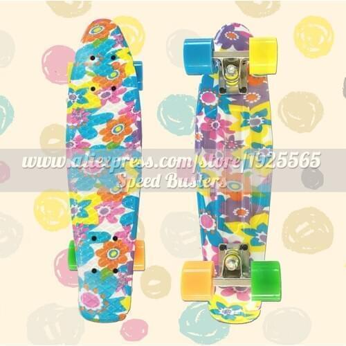 Mini cruiser banana skate board longboard the deck and wheels ABEC-9 skate board hot wheels girl deskorolka fish skateboard