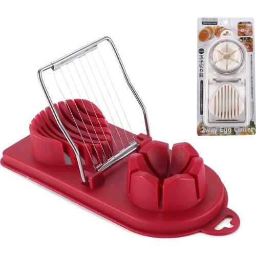 Egg Slicer Kitchen Tool Egg Slicing and Cutting Petal Multifunctional Creative Egg Slicer Kitchen Baking Tool