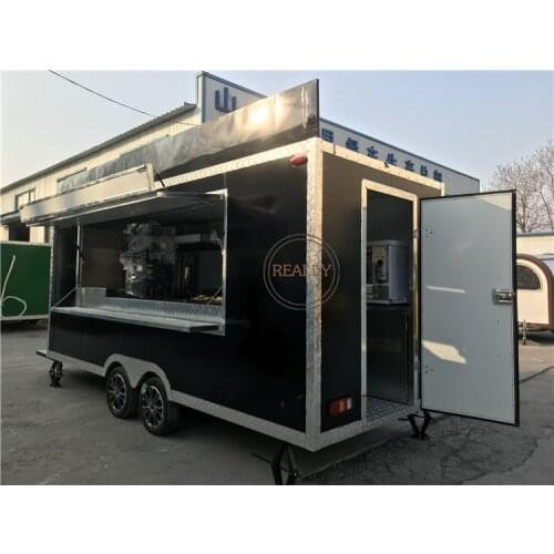 Food vending cart trailer hot dog bus ice cream truck snack food carts for different color