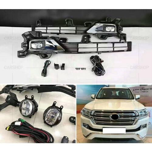 Fit For Toyota Land Cruiser LC200 2016 2017 2018 High quality LED Car Front Fog Light Bumper Lamp Complete