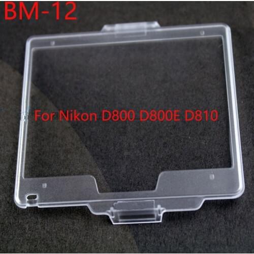 10pcs/lot BM-12 BM12 Hard Plastic Film LCD Monitor Screen Cover Protector For Nikon D800 D800E D810
