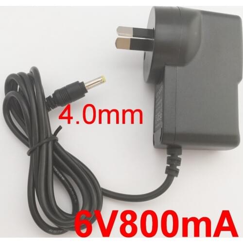 1PCS 6V 800mA High quality DC 6V 800mA & 0.8A AC 100V-240V Converter Switching power adapter Supply AU Plug DC 4.0mm x 1.7mm