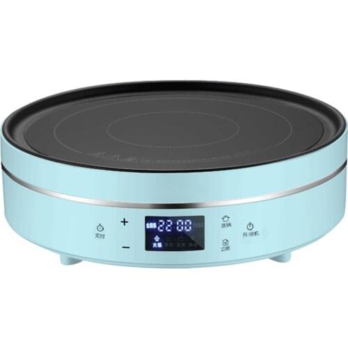 2200W Mute Induction Cooker Youth Edition Smart Electric Ceramic Heaters Creative Precise Control Cookers Hob Cooktop Plate