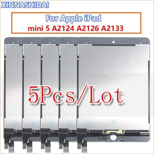 5PCS/LOT 7.9" For iPad Mini 5 2019 Gen A2124 A2126 A2133 New LCD Display Touch Screen Panel Assembly Replacement LCD