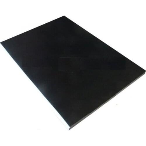 50 Sheets A4 Black matte paper PVC self-adhesive label paper,A4 blank black pvc sticker label paper for laser printer
