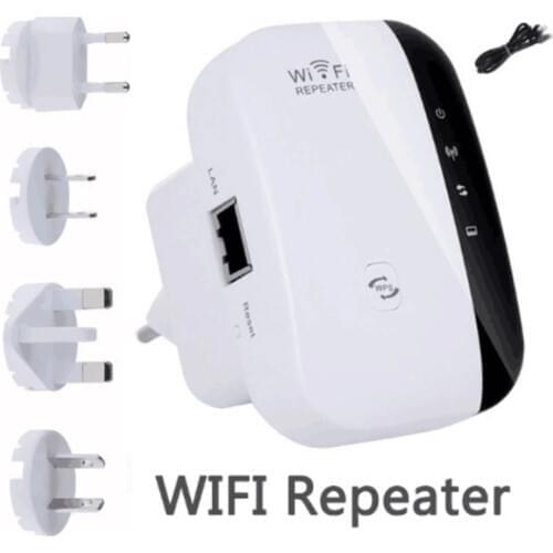 2.4 GHz Wireless 300Mbps Wi-Fi 802.11 AP Wifi Range Router Repeater Extender Booster Easy for Installation