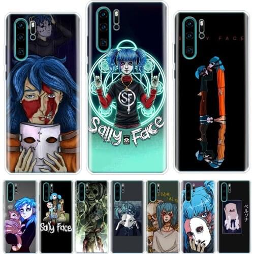 Sally Face Game Phone Case For Huawei Honor Y5 Y6 Y7 Y9 Y9 9 10 20 Lite Pro 7A 7X 8S 8X 8A 9X 1020i 2019 Cover Shell Coque