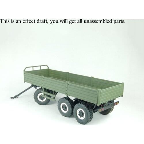 CROSS RC 1/12 T004 Full Trailer Truck Kit 785MM Tractor Car Crawler Model 3 Axles Bucket Outdoor toys for boys gift TH10471-SMT6