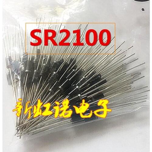 5Pcs/Lot New Original Schottky Diode SR2100 2 A 100 V Integrated circuit Triode In Stock