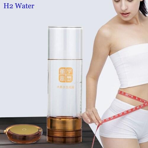 Hydrogen-Rich Generator Water Bottle Drink Pure H2 Cup DuPont Membrane Japan Titanium Electrolysis Ionizer Anti-Aging Product