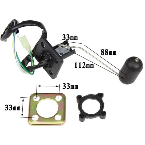 Motorcycle Front Fuel Tank Oil Level Sensor Kit Tank Float Inductor for 125cc