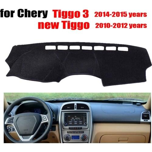 RKAC Car dashboard cover for Chery New TIGGO 2010 to 2012 for Tiggo 3 2014-2015 Left hand drive dashmat pad car accessories